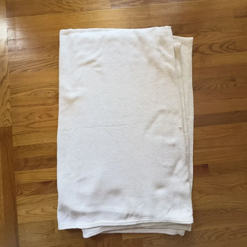 Vintage Ralph Lauren Combed Cotton Woven Blanket TWIN/ THROW 66